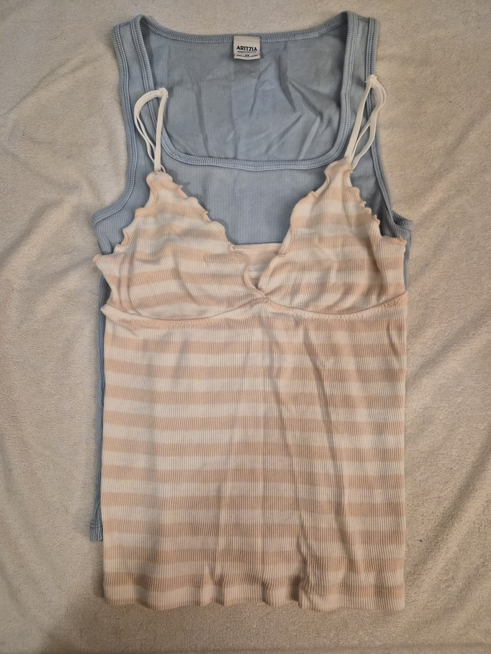 Aritzia / Brandy Melville Cotton Homestretch Tank Set